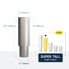 Load image into Gallery viewer, BendPak Super Tall Truck and Van Adapters for Two-Post Lifts - 190mm - 60mm Pin - Set of 2 (5210495)