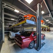 Load image into Gallery viewer, BendPak PL6000DC Two-Post Parking Lift - 6,000-lbs. Capacity - Shared Columns (5176260)