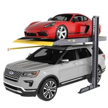 Load image into Gallery viewer, BendPak PL6000DCX Wide Two-Post Parking Lift - 6,000-lbs. Capacity - Shared Columns (5175625)
