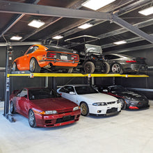 Load image into Gallery viewer, BendPak PL6000DCX Wide Two-Post Parking Lift - 6,000-lbs. Capacity - Shared Columns (5175625)