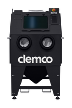 Load image into Gallery viewer, Clemco 32682 Series 36x36 Pressure Blast Cabinet, 600 CFM LPDC Dust Collector, Non-Ferrous Media, 230V 3-Phase, IQ PLC Controls