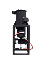 Load image into Gallery viewer, Clemco 32698 Series 40x50 Pressure Blast Cabinet, 600 CFM LPDC Dust Collector, Non-Ferrous Media, 230V 3-Phase, IQ PLC Controls — reclaimer
