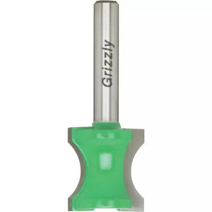 Grizzly C1215 - Fingernail Bit (Half Radius), 1/4" Shank, 3/4"L