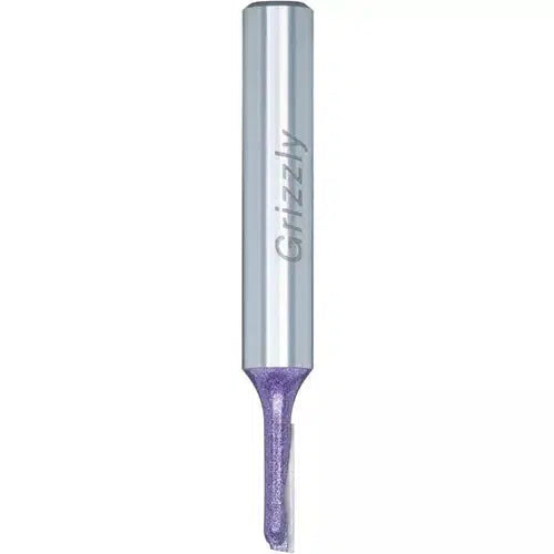 Grizzly C1460Z - Single Fluted Straight Bit, 1/4