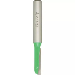 Grizzly C1474 - Single Fluted Straight Bit, 1/4" Shank, 5.5mm Dia.