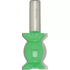 Grizzly C1528 - 1-5/8" Cove Moulding Bit, 1/2" Shank