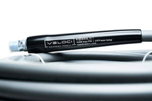 Load image into Gallery viewer, 3/8" x 75' Gray Non-Marking Smooth Pressure Washer Hose, 4300 PSI, Swivel Male Inlet, Fixed Outlet