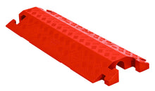 Load image into Gallery viewer, 1-Channel Drop-Over Linebacker® Cable Protector for 2.25" Lines, Orange - CP1X225-GP-DO-O