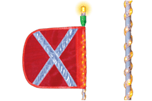 Load image into Gallery viewer, Made To Order LED Whip Lights | All-Purpose Lighted Warning Whip™