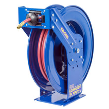 Load image into Gallery viewer, EZ-Coil Spring Driven Hose Reel 3/8 Inch x 75 Ft 4000 PSI Oil Less Hose - Coxreels EZ-THPL-375
