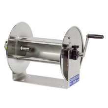 Load image into Gallery viewer, Stainless Steel Hand Crank Hose Reel 3/4 Inch x 100 Ft 4000 PSI Less Hose - Coxreels 117-5-100-SS