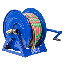 Load image into Gallery viewer, Hand Crank Dual Hose Reel 3/8 Inch x 350 Ft 200 PSI Less Hose - Coxreels 1275WL-3-350-C