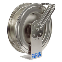 Load image into Gallery viewer, Stainless Steel Spring Driven Hose Reel 1/2 Inch x 50 Ft 2500 PSI Less Hose - Coxreels MPL-N-450-SS