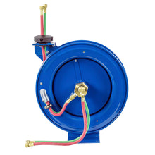 Load image into Gallery viewer, Spring Driven Dual Hose Reel 1/4 Inch x 25 Ft 200 PSI Less Hose - Coxreels P-WTL-125