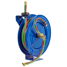 Load image into Gallery viewer, Spring Driven Dual Hose Reel 1/4 Inch x 100 Ft 200 PSI Less Hose - Coxreels SHWTL-N-1100