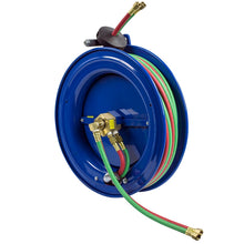 Load image into Gallery viewer, Spring Driven Hose Reel 1/4 Inch x 75 Ft 200 PSI Fuel Less Hose - Coxreels SL19WTL-175