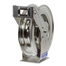 Load image into Gallery viewer, Stainless Steel Spring Driven Hose Reel 1/2 Inch x 75 Ft 300 PSI Less Hose - Coxreels TSHL-N-475-SS