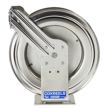 Load image into Gallery viewer, Stainless Steel Spring Driven Hose Reel 1/2 Inch x 75 Ft 300 PSI Less Hose - Coxreels TSHL-N-475-SS