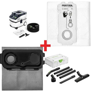 Festool CT15 PRO CLEANTEC CT 15 E HEPA Dust Extractor Pro Bundle
