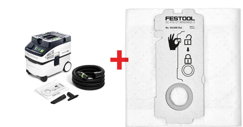 Festool  CT15 STARTER CLEANTEC CT 15 E HEPA Dust Management Kit
