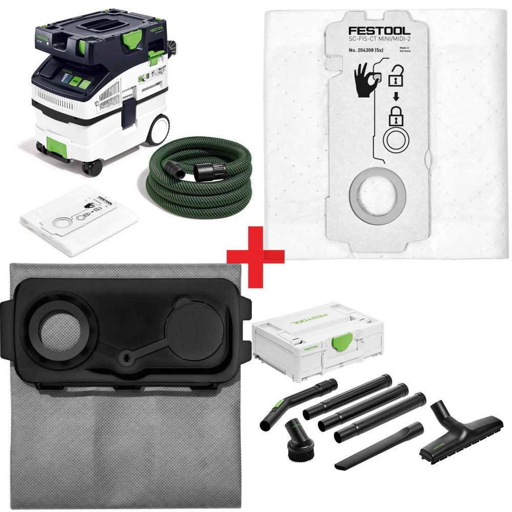 Festool CTCMIDIKIT PRO 36V Mobile HEPA Dust Collector Pro Bundle