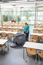 Load image into Gallery viewer, Kärcher 9.808-091.0 B 50 W Bp walk-behind floor scrubber in use