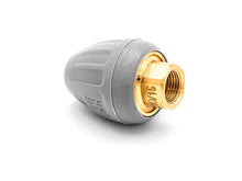 Load image into Gallery viewer, 6.0 Turbo Sewer Nozzle with 1 Forward and 3 Rear Jets, 1/8" Female, 0.98" Diameter