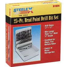 Load image into Gallery viewer, Steelex D1034 - Deluxe Brad Point Bit 25 pc. Set