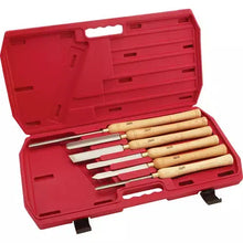 Load image into Gallery viewer, Steelex Plus D2304 - 6 Pc. Deluxe HSS Lathe Chisel Set