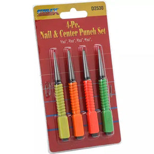 Steelex D2530 - 4-Pc. Nail & Center Punch Set