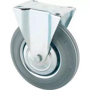 Steelex D2586 - 8" Gray Industrial Fixed Caster