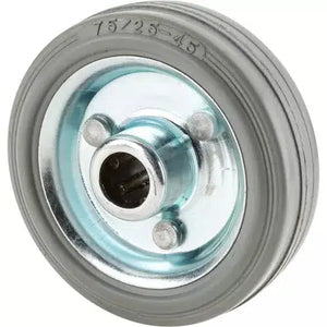 Steelex D2643 - 3" Gray Rubber Wheel