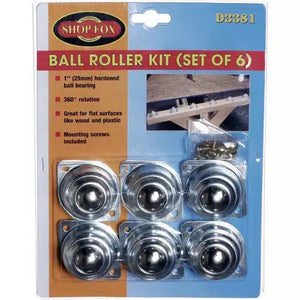 Steelex D3381 - Ball Roller Kit - Set of 6