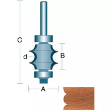 Load image into Gallery viewer, Roman Carbide DC1342 - 3/8&quot; Multiple Bead 1/4&quot; Shank