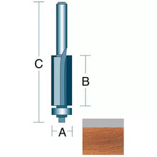 Load image into Gallery viewer, Roman Carbide DC1354 - 1/2&quot; x 1-3/16&quot; Shear Cut Flush Trim 1/2&quot; Shank