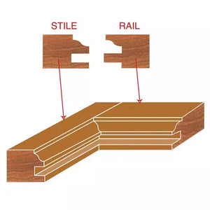 Roman Carbide DC1392 - Reversible Stile & Rail Roman Ogee 1/2" Shank