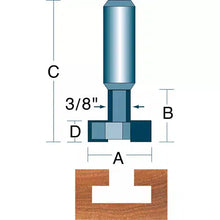 Load image into Gallery viewer, Roman Carbide DC1629 - T-Slot Cutter 1/2&quot; Shank