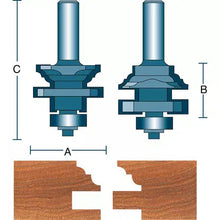 Load image into Gallery viewer, Roman Carbide DC1651 - 2 Pc. Classical Stile &amp; Rail Set