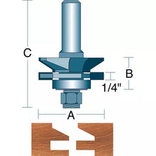 Load image into Gallery viewer, Roman Carbide DC1653 - Reversible Stile &amp; Rail Set Beveled 1/2&quot; Shank