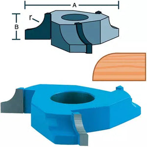 Roman Carbide DC2060 - 3/8" Radius Corner Round 3/4" Bore