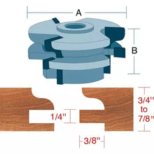 Load image into Gallery viewer, Roman Carbide DC2161 - Stile &amp; Rail Cabinet Set Ogee 3/4&quot; Bore