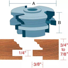 Load image into Gallery viewer, Roman Carbide DC2163 - Stile &amp; Rail Cabinet Set Bead &amp; Cove 3/4&quot; Bore