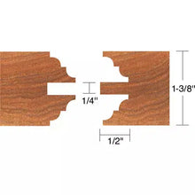 Load image into Gallery viewer, Roman Carbide DC2168 - Stile &amp; Rail Bead &amp; Cove Set for Passage Door 3/4&quot; Bore