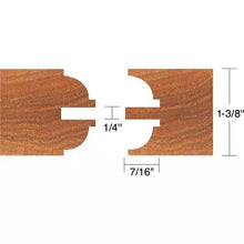 Load image into Gallery viewer, Roman Carbide DC2170 - Stile &amp; Rail Quarter Bead Set for Passage Door 3/4&quot; Bore