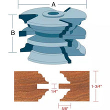 Load image into Gallery viewer, Roman Carbide DC2173 - Stile &amp; Rail Bead &amp; Cove Set for Entry Door 3/4&quot; Bore