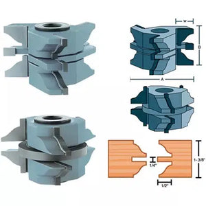 Roman Carbide DC2184 - Stile & Rail Roman Ogee Set for Passage Door 1-1/4"