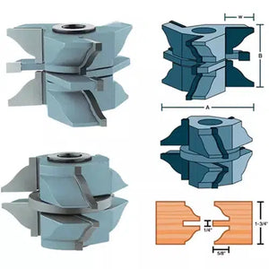 Roman Carbide DC2189 - Stile & Rail Roman Ogee Set for Entry Door 1-1/4"