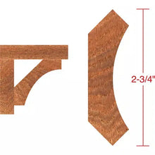 Load image into Gallery viewer, Roman Carbide DC2201 - 2-1/2&quot; Cove Moulding 3-1/2&quot; Dia. 1&quot; Bore