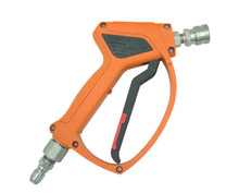 Load image into Gallery viewer, MTM Hydro SGS28 Orange Spray Gun, 4000 PSI, 12 GPM, Live Swivel, SS PRIMA Fittings Installed - 10.5019