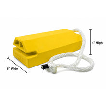 Load image into Gallery viewer, 14" Aviation Wheel Chock for Mid- to Large-Sized Aircraft with Locking Rope — image 3 of 9